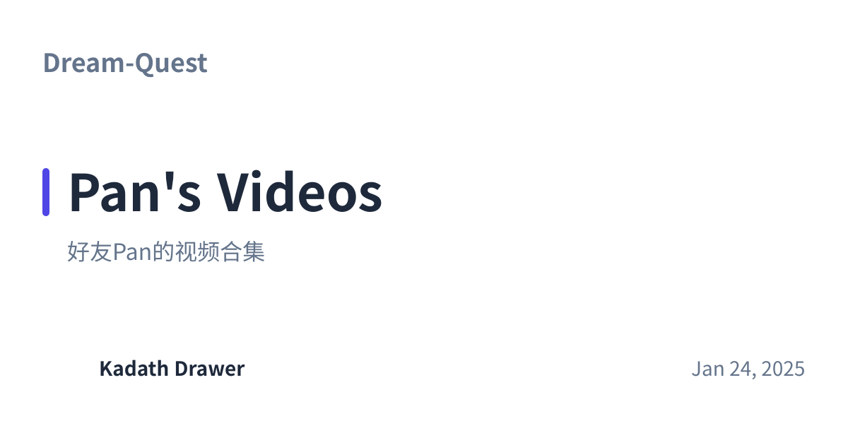 Share preview for Pan's Videos